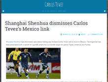 Tablet Screenshot of carlos-tevez.org